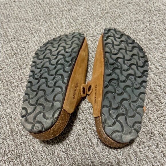 Birkenstock Boston Suede Leather Clogs Sandals - Picture 5 of 5